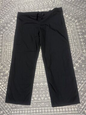 Cherokee Elastic Waist Cargo Scrub  black Pants